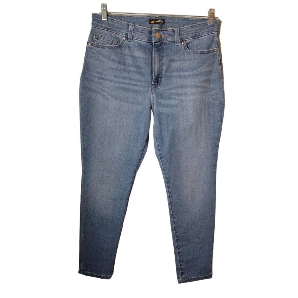 Lee Jeans Womens 14 Short Slim Fit Skinny Leg Mid Rise Stretch